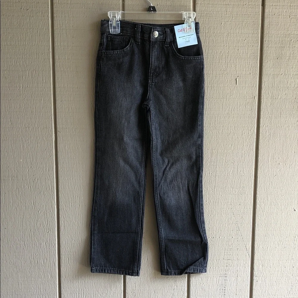 Cat & Jack Black Straight-Leg Kids' Jeans